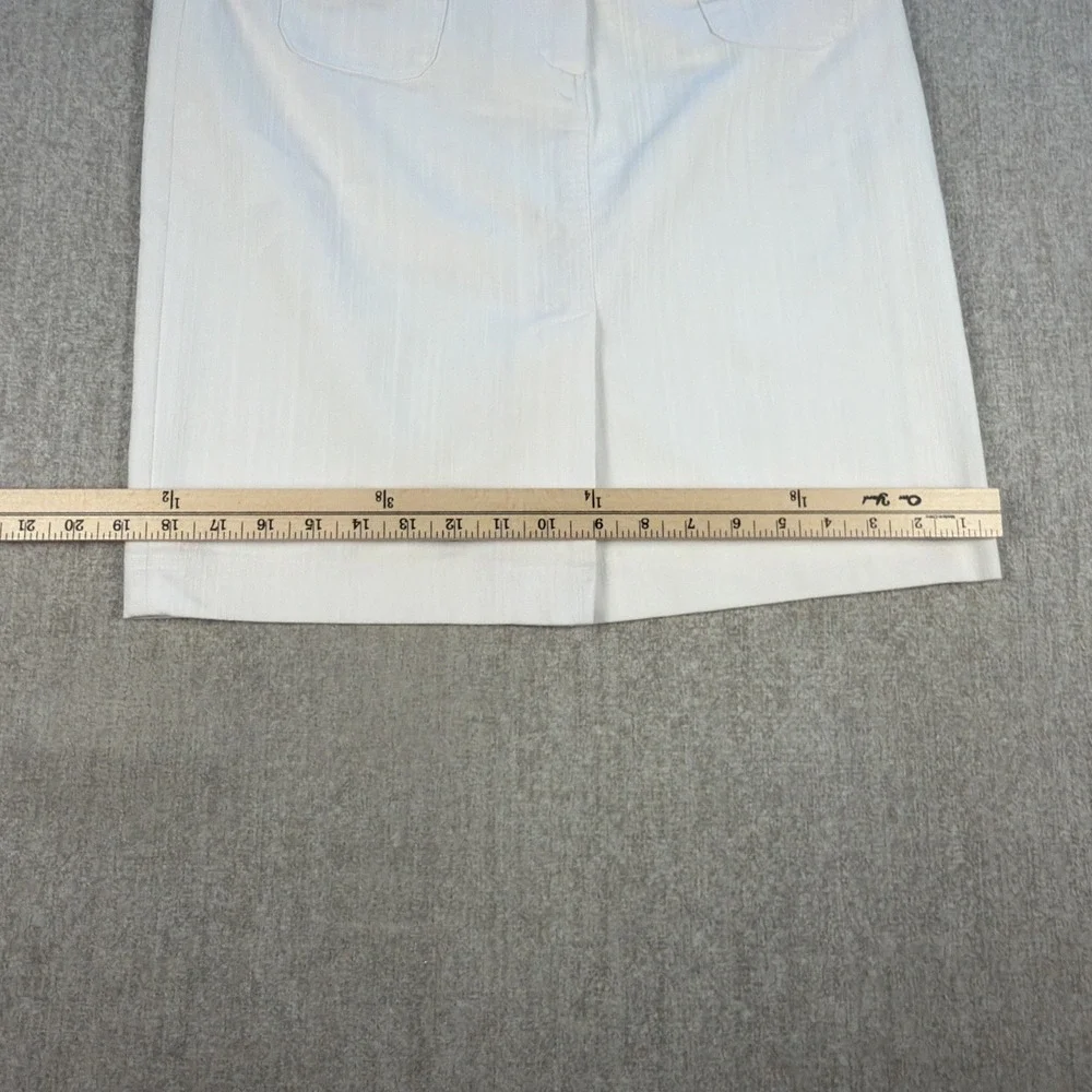IDAO white denim